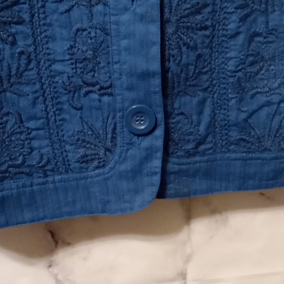 Chico's blue jacket 0 - Picture 4 of 8